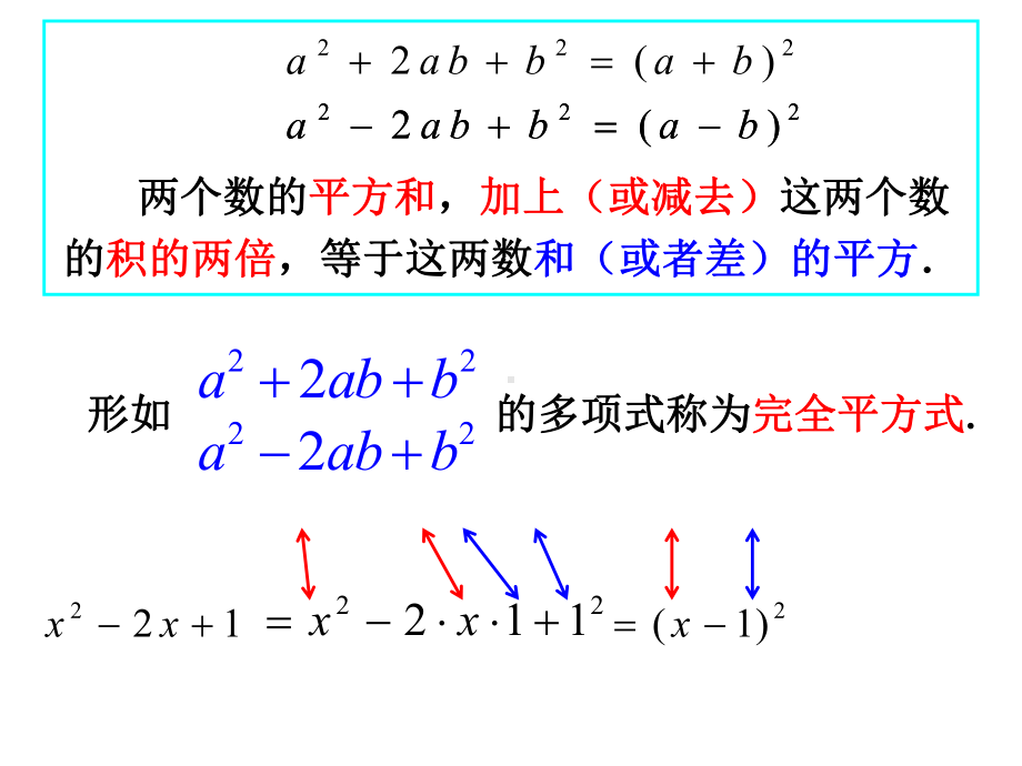 新苏科版七年级数学下册《9章 整式乘法与因式分解95 多项式的因式分解用完全平方公式因式分解》课件-6.ppt_第3页