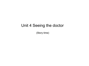 五年级英语下册课件-Unit 4 Seeing the doctor（Story time）（245）-译林版.ppt