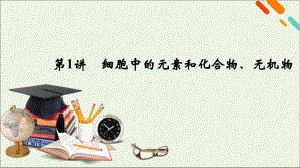 新高考2021高考生物一轮复习第1单元细胞的分子组成第1讲细胞中的元素和化合物无机物课件人教版.ppt