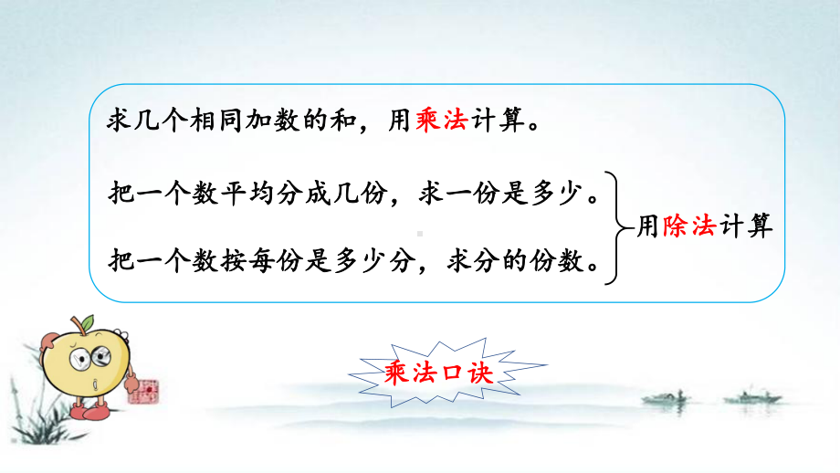 新版小学数学二年级下册《223 练习四用2 6的乘法口诀求商》复习知识点整理归纳与小结课件.pptx_第3页