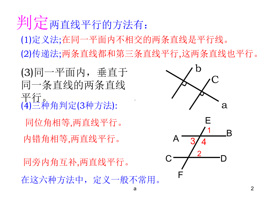 平行线的判定与性质综合运用(习题课)课件.ppt_第2页