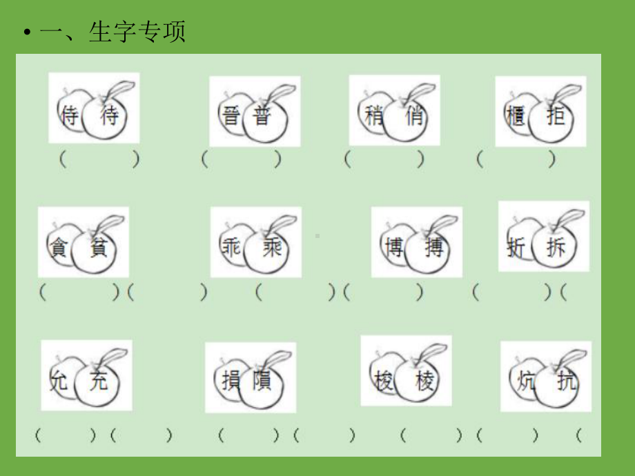 小学语文字词句段篇章综合练习(四)课件.pptx_第2页