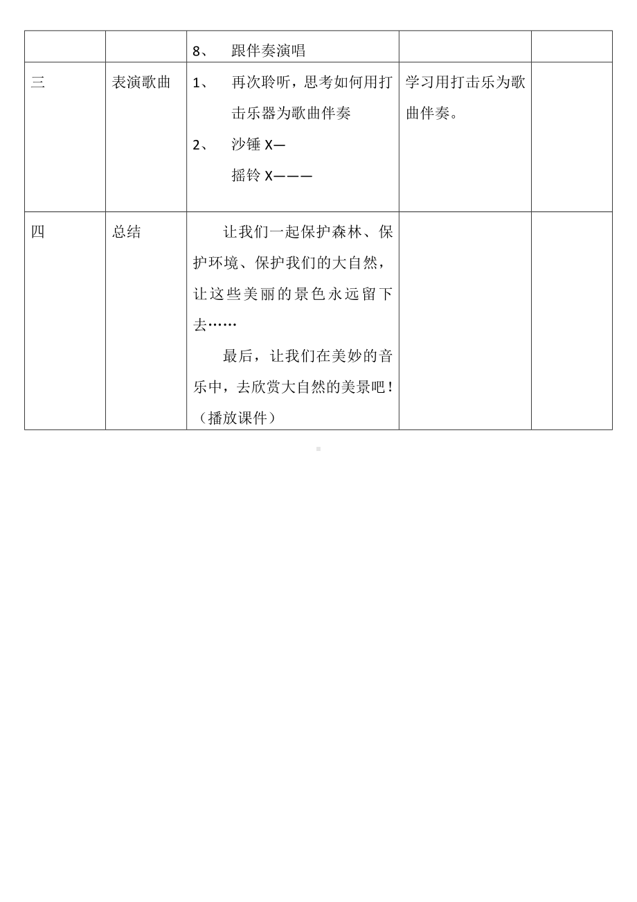 四年级下册音乐教案-5《小溪流水响叮咚》︳人音版 （五线谱）(1).doc_第3页