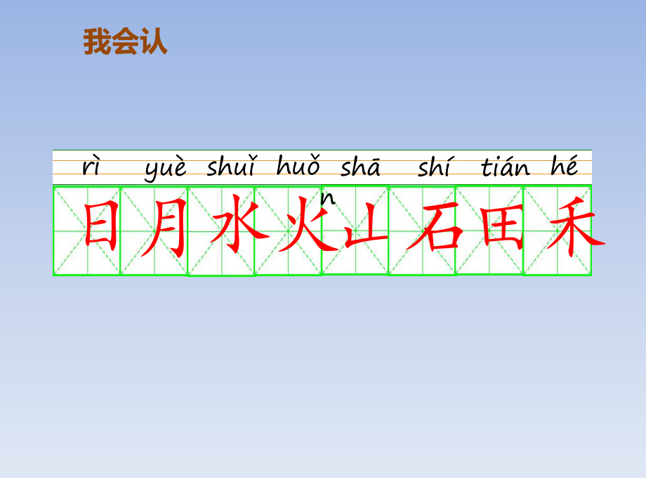 新部编人教版小学一年级语文上册识字4《日月水火》课件.pptx_第3页