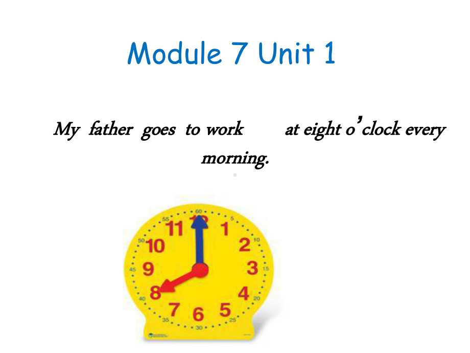 五年级英语下册课件-Module 7 Unit 2 I'll be home at seven o'clock273-外研版（三起）.ppt_第1页