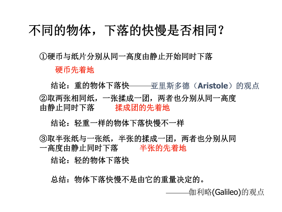 自由落体运动学习培训课件.ppt_第2页