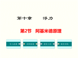 新人教版八年级物理下册第十章 第2节 阿基米德原理课件.ppt