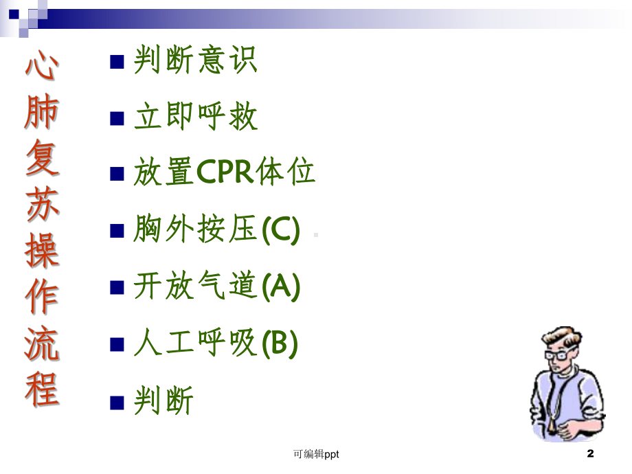 心肺复苏术最新操作流程课件.ppt_第2页