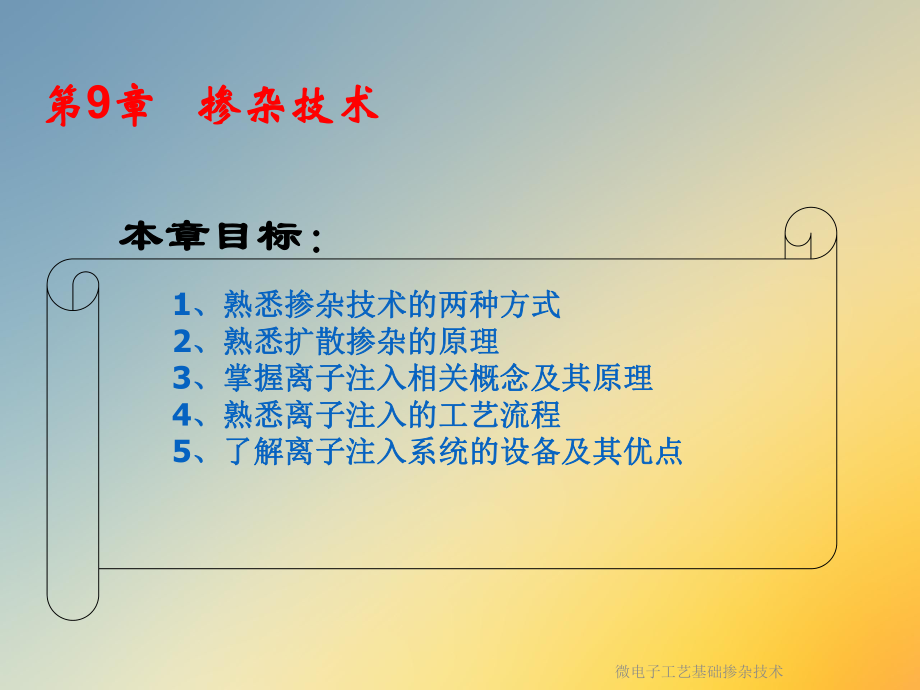 微电子工艺基础掺杂技术课件.ppt_第2页