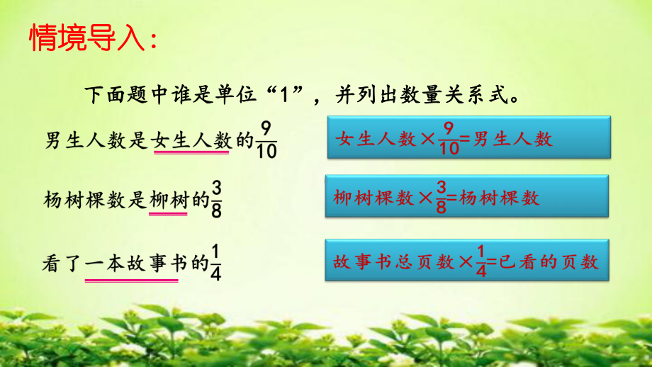 小学六年级数学上册 分数除法的应用—例5课件.pptx_第2页