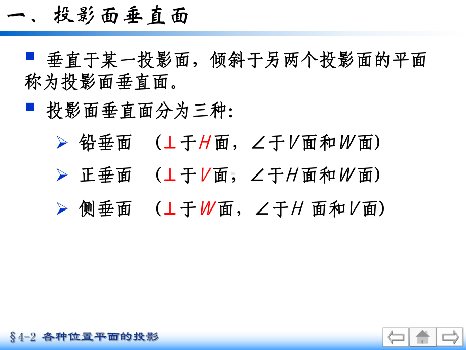各种位置平面的投影学习培训模板课件.ppt_第2页