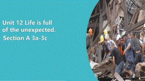 新人教版九年级英语全一册《nit 12 Life is full of the unexpectedSection A 3a—3c》优质课课件-5.pptx-(纯ppt课件,无音视频素材)