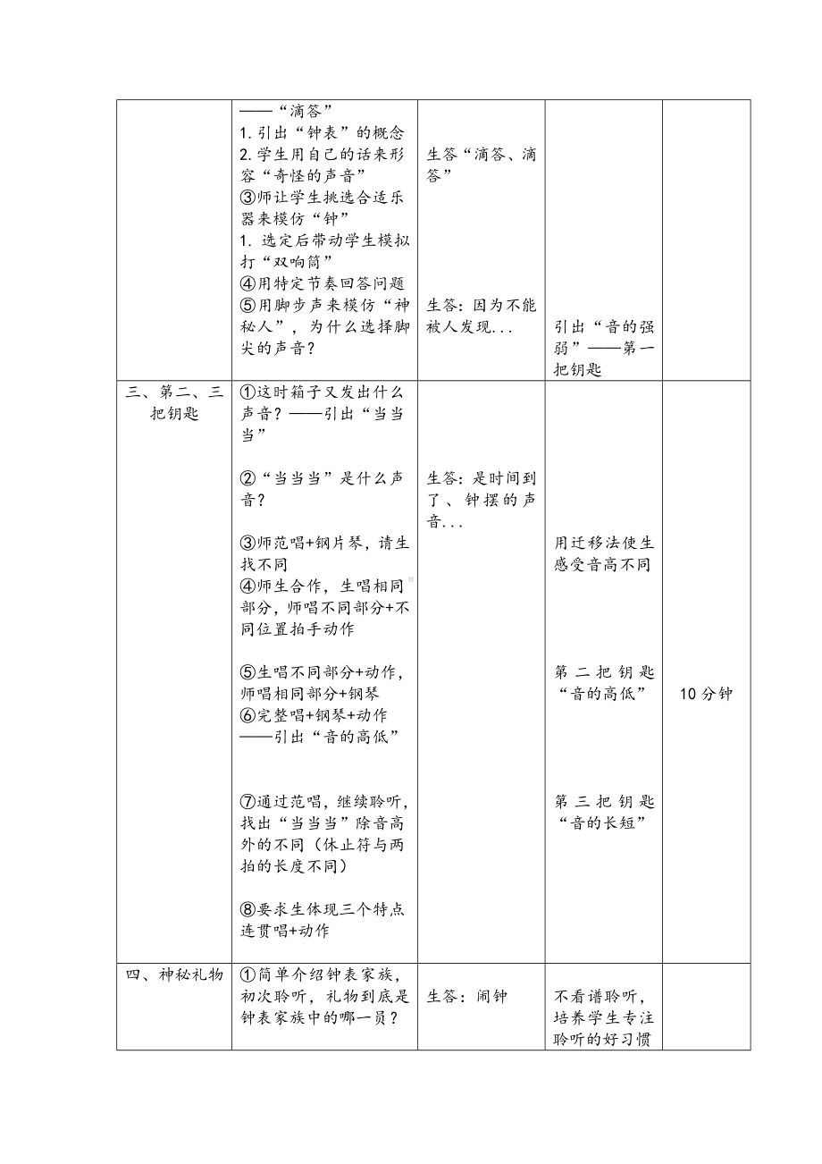 一年级下册音乐教案-8 这是什么 ︳人音版 （五线谱）(2).doc_第2页