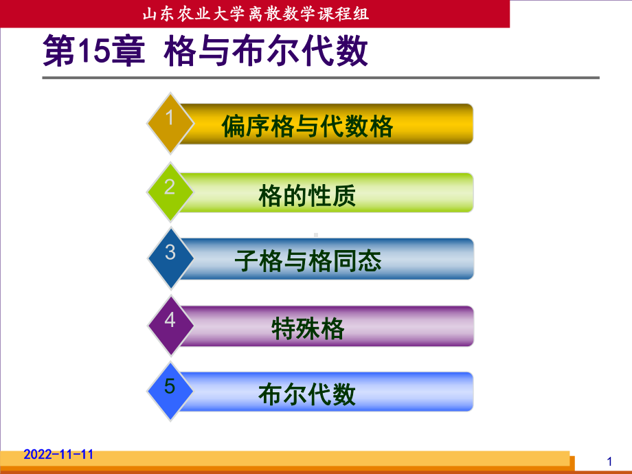 格与布尔代数学习培训模板课件.ppt_第1页