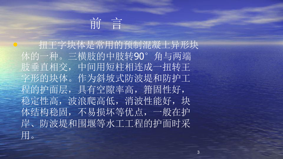 扭王字块的预制与安装课件.ppt_第3页