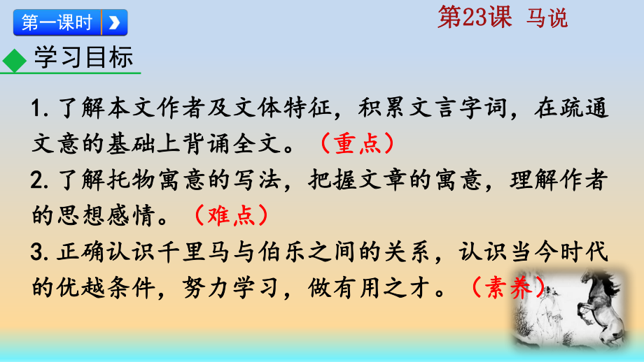 新人教八年级下册语文23 马说课件.pptx_第3页