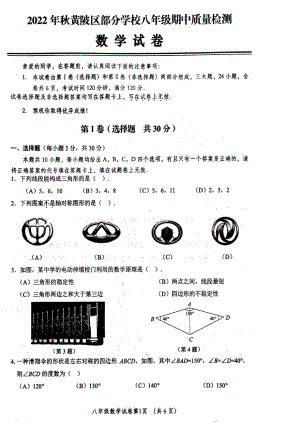 湖北省武汉市黄陂区2022-2023学年上学期八年级期中数学试卷.pdf