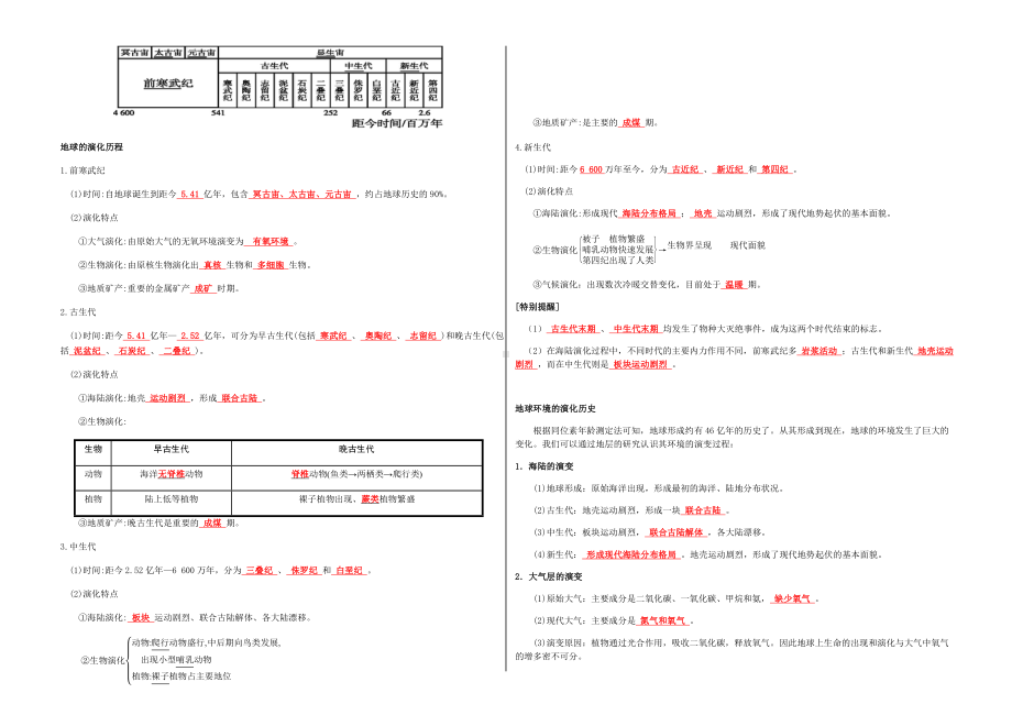 2022新人教版（2019）《高中地理》必修第一册期末复习必备知识清单.docx_第3页