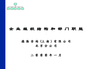 德勤企业组织结构和部门职能看过课件.pptx