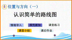 新人教版三年级数学下册第一单元《认识简单的路线图》教学课件.pptx