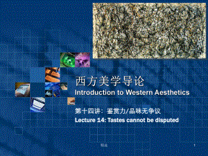 新版西方美学导论 Introduction to Western Aesthetics课件.ppt