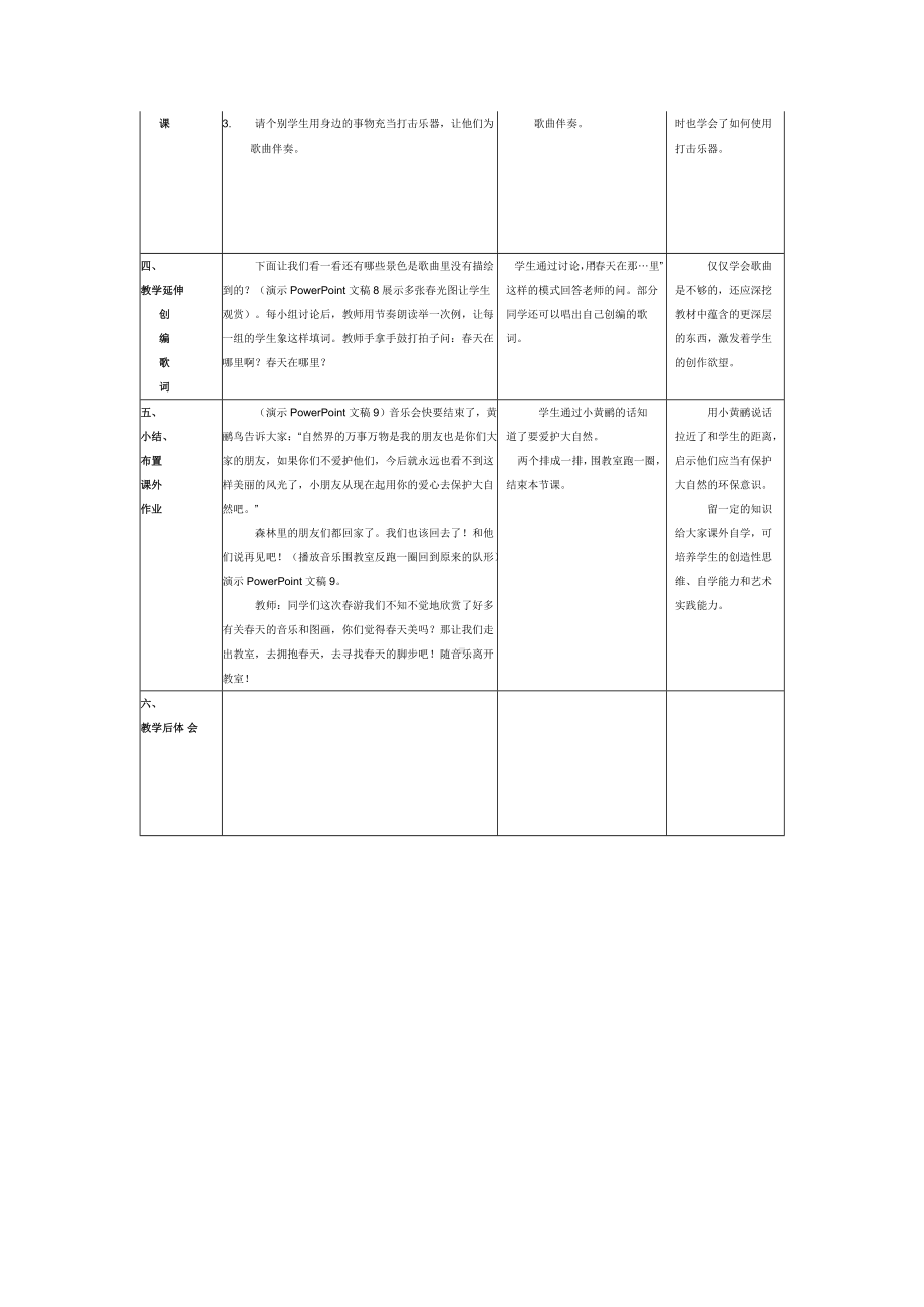 三年级下册音乐教案-4 《嘀哩嘀哩》 ︳人音版 （五线谱）.doc_第3页