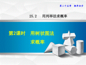 新人教版九年级上册数学优质公开课课件2522用树状图法求概率.ppt