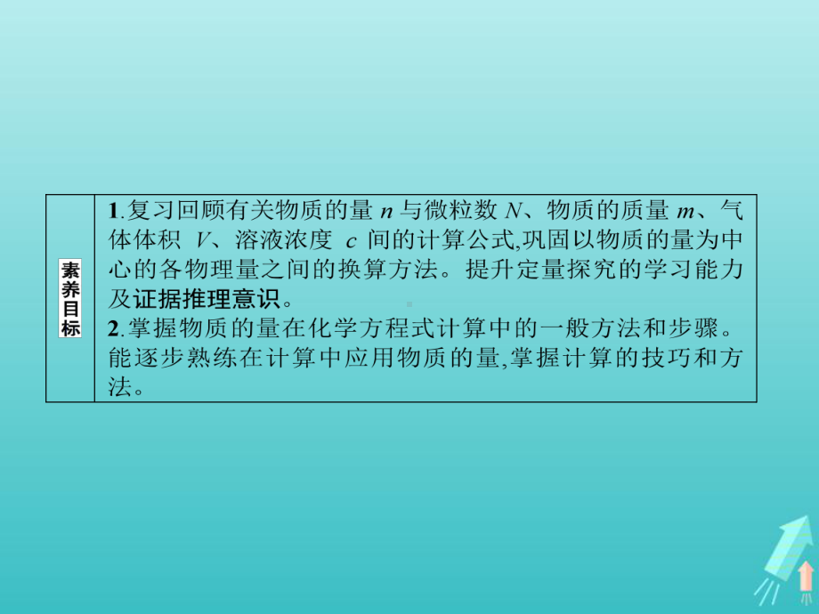 新教材高中化学第三章铁金属材料第二节金属材料第2课时物质的量在化学方程式计算中的应用课件人教版必修一.pptx_第2页