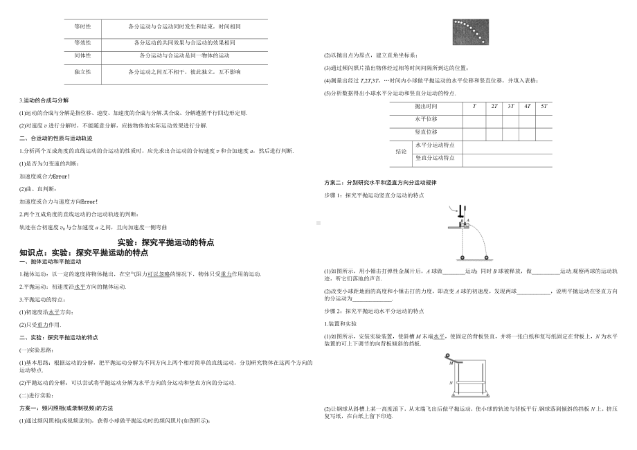 2022新人教版（2019）《高中物理》必修第二册第五章 抛体运动、第六章 圆周运动、第七章 万有引力与宇宙航行 知识点总结.docx_第2页