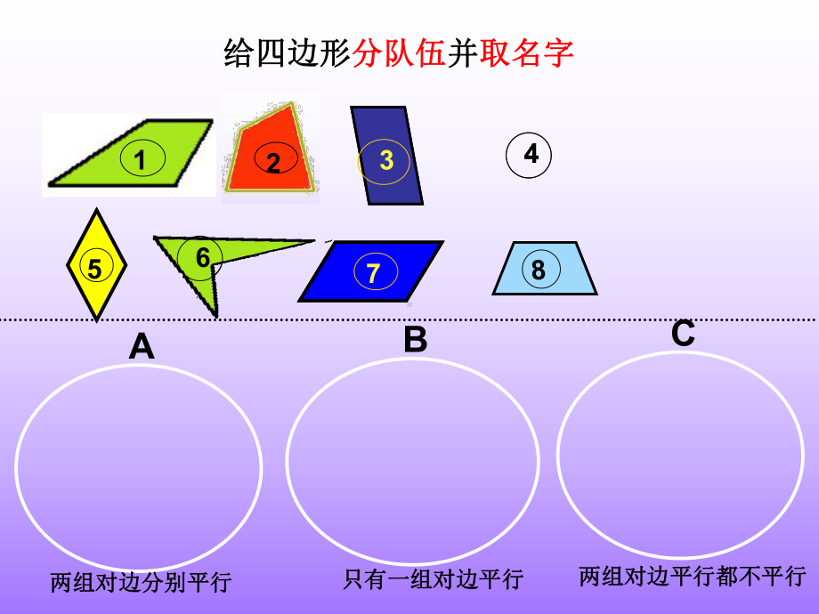 四年级数学下册课件-2.5 四边形分类 - 北师大版（共9张PPT）.ppt_第2页