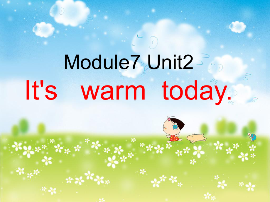 三年级英语下册课件-Module 7 Unit 2 It's warm today64-外研版（三起）.ppt_第1页