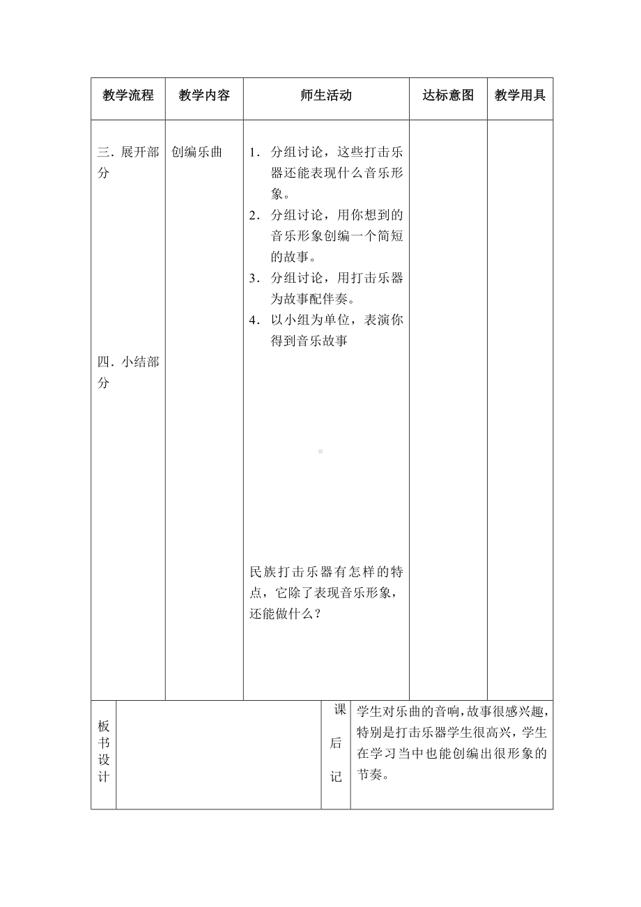 二年级下册音乐教案-6 《老虎磨牙》 ︳人音版 （五线谱）(1).doc_第3页