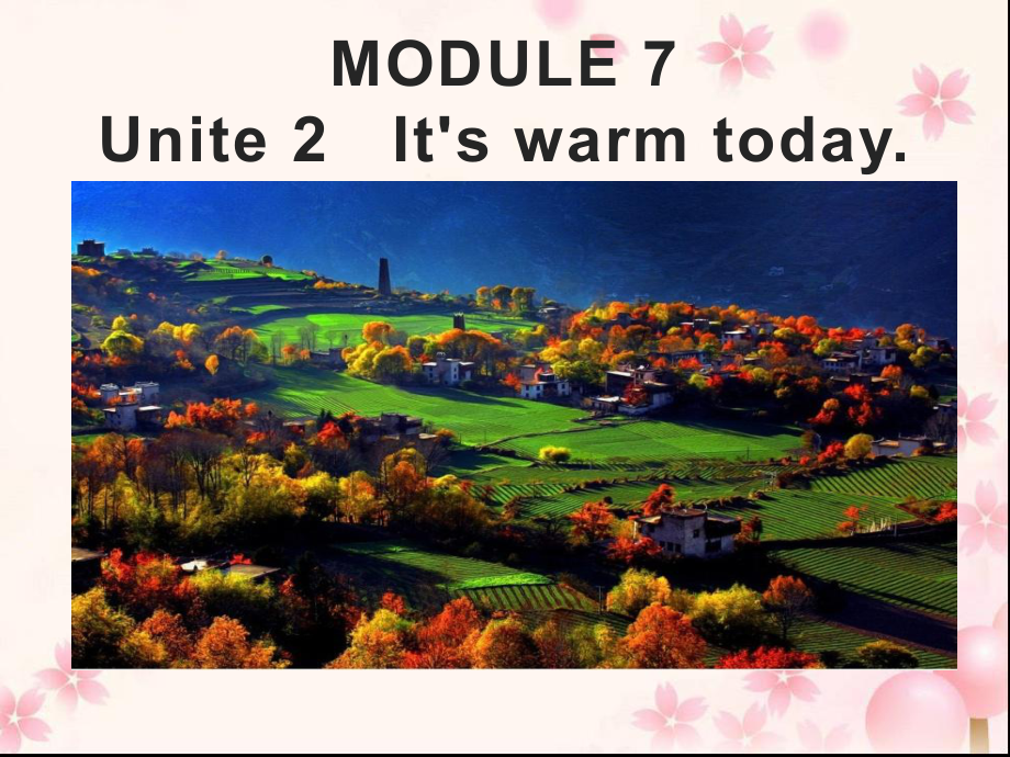 三年级英语下册课件-Module 7 Unit 2 It's warm today312-外研版（三起）.pptx_第1页