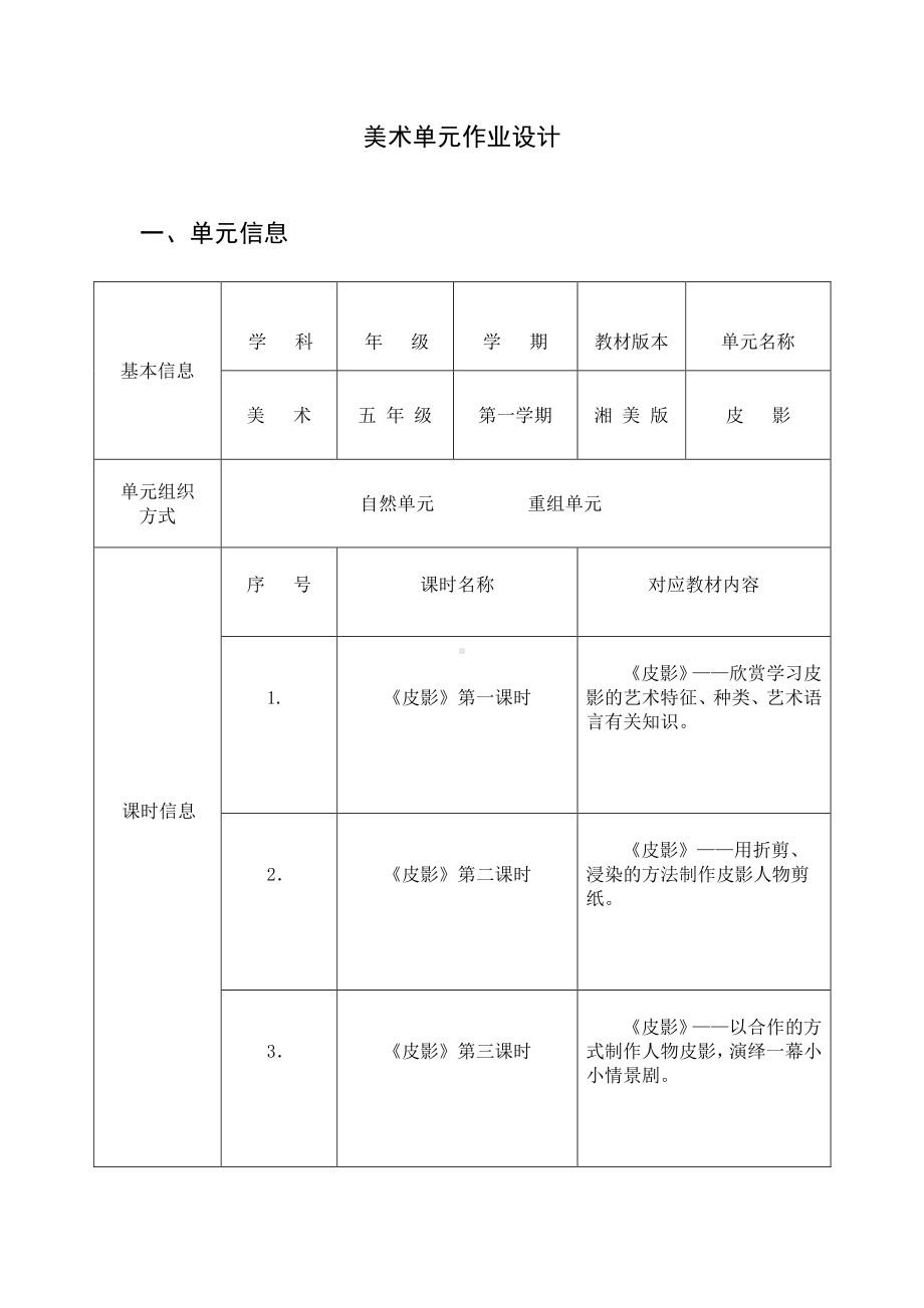 湘美版五年级上美术《皮影》优秀作业设计.pdf_第1页