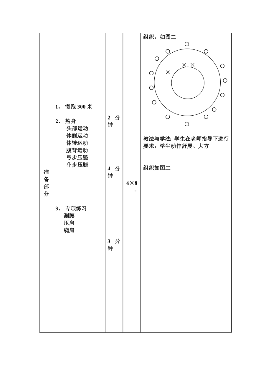 体育与健康人教版六年级全一册交叉步投掷垒球技术教案.doc_第2页