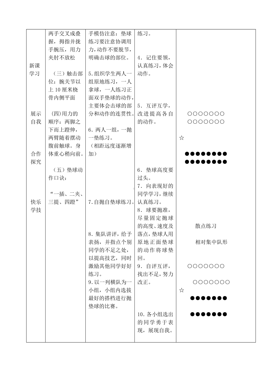 体育与健康人教版五年级-《排球正面双手垫球》教学设计.doc_第3页