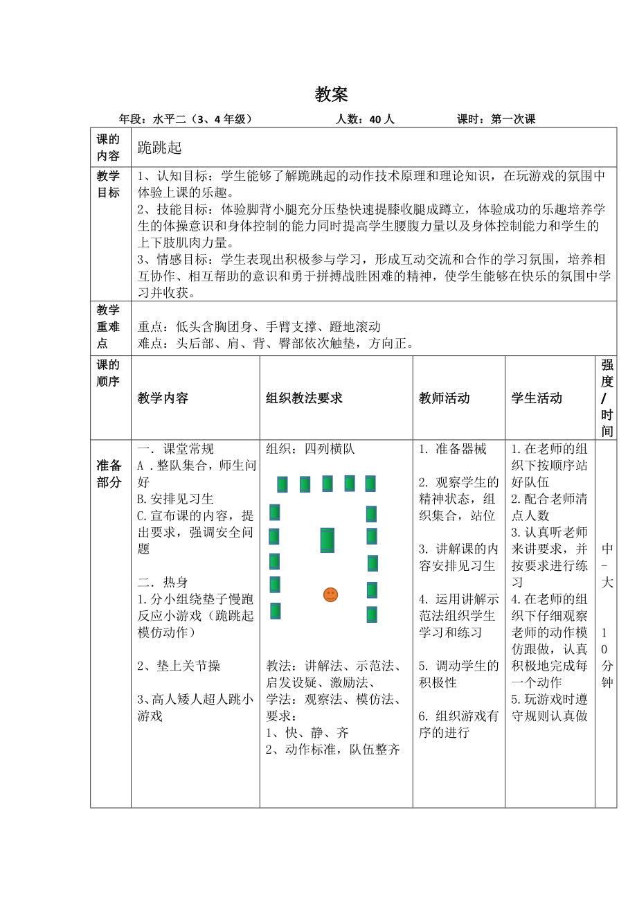 体育与健康人教版四年级-跪跳起教学设计.docx_第2页