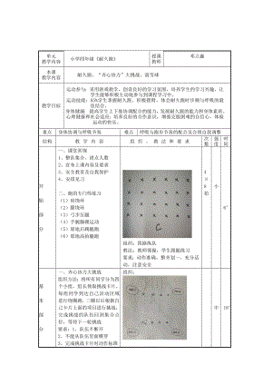 体育与健康人教版四年级-耐久跑教案).doc