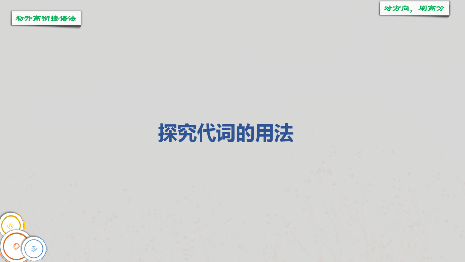 2022新人教版（2019）《高中英语》必修第一册解析代词考点 （ppt课件）.pptx_第1页