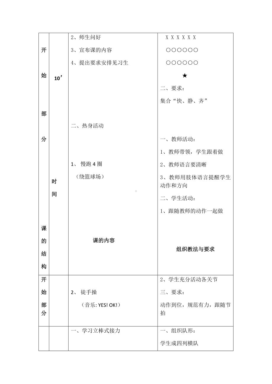 体育与健康人教版四年级-迎面接力跑教案.docx_第2页