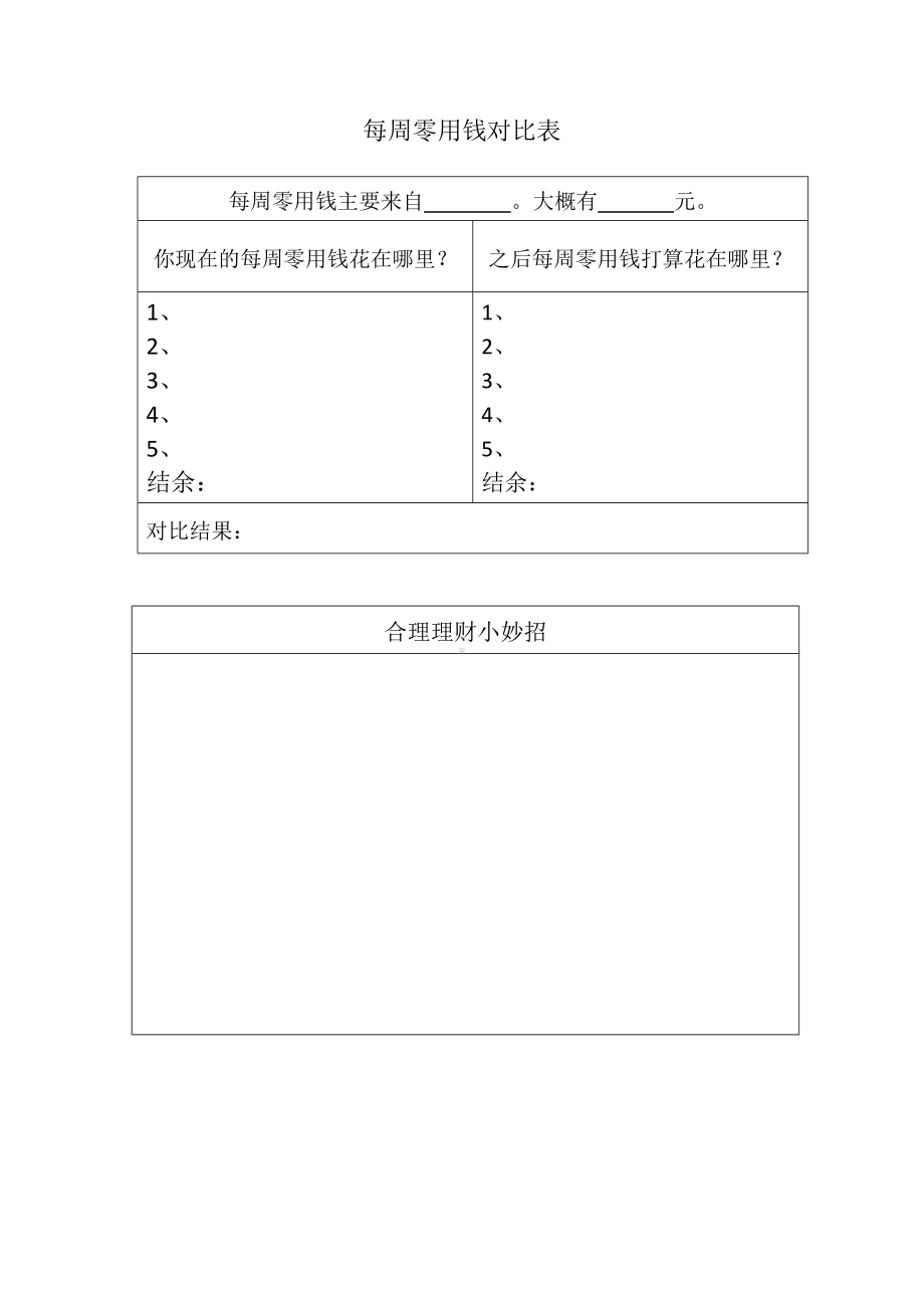 六年级下册心理健康教案-第二十九课 小小理财师｜北师大版 .docx_第3页