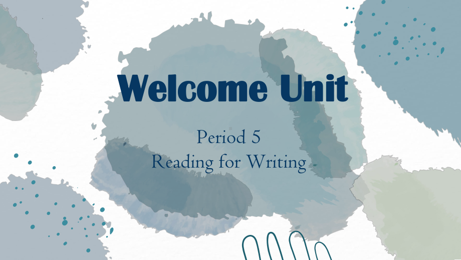 Welcome Unit Reading for Writing （ppt课件）-2022新人教版（2019）《高中英语》必修第一册.pptx_第1页