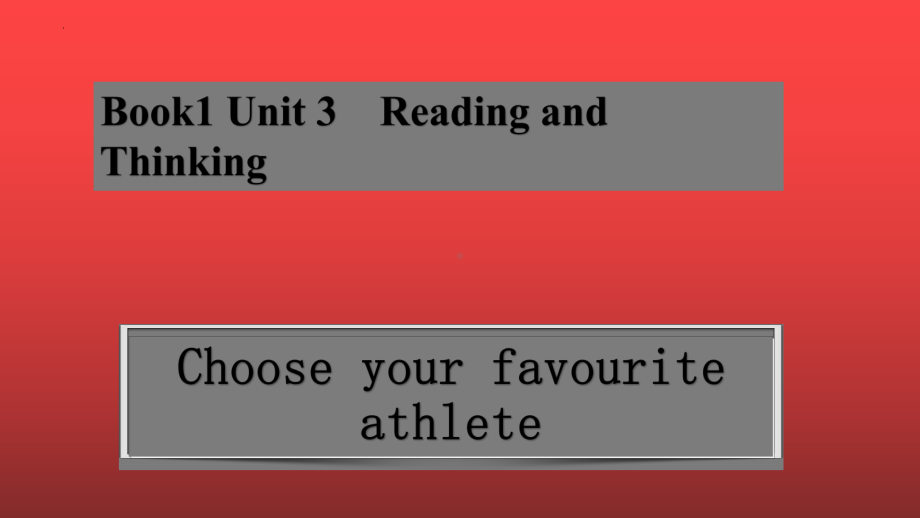 Unit 3 Reading and thinking（ppt课件）-2022新人教版（2019）《高中英语》必修第一册.pptx_第1页