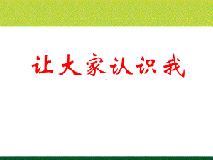 美术一年级上册课件-1.让大家认识我7-人美版.pptx