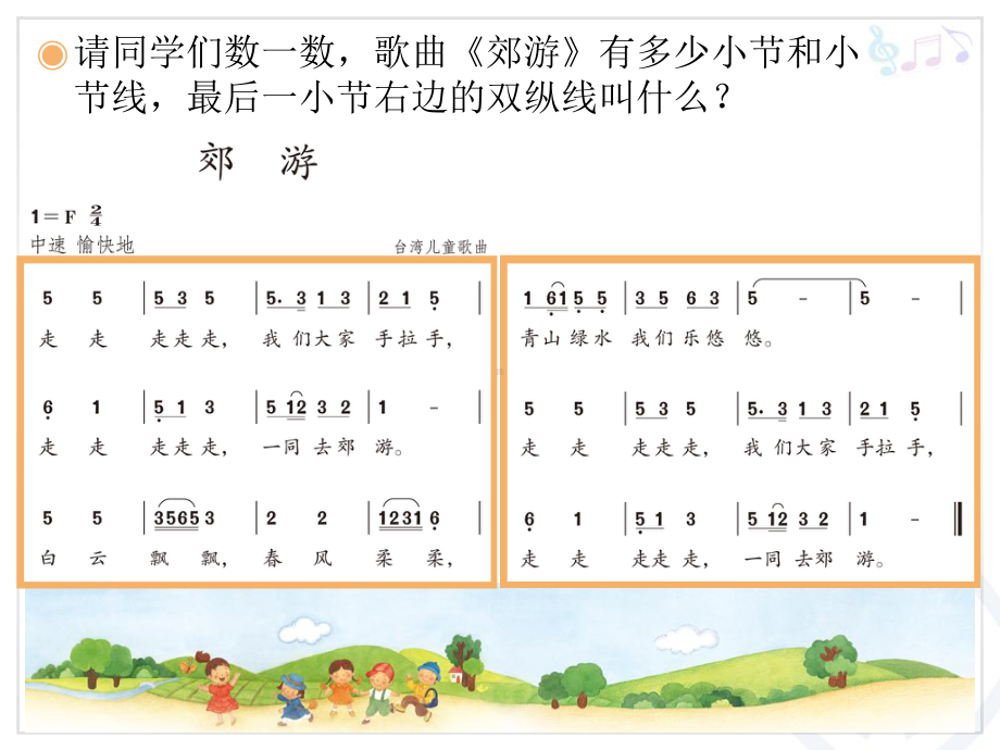 二年级下册音乐课件 第一单元 唱歌 郊游｜人教版8张.pptx_第2页