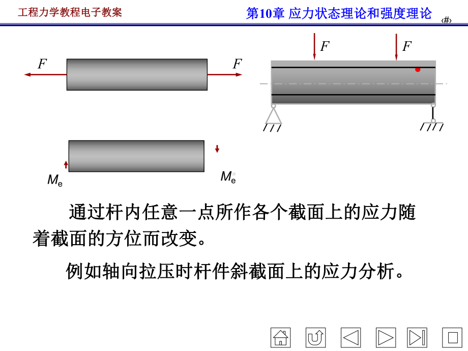 工程力学教程电子教案-应力状态分析和强度理论学习培训模板课件.ppt_第3页