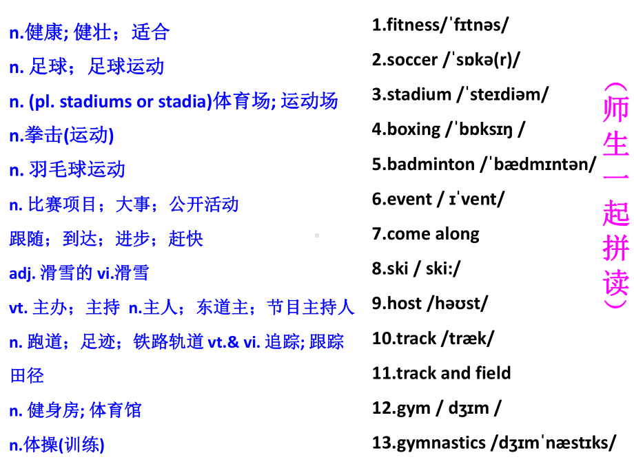 2022新人教版（2019）《高中英语》必修第一册Unit3 单词与词组（ppt课件） .pptx_第3页