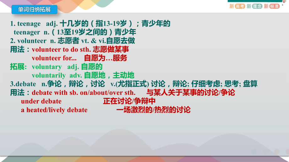 2022新人教版（2019）《高中英语》必修第一册Unit 1 Revision 单元复习（ppt课件）.pptx_第3页