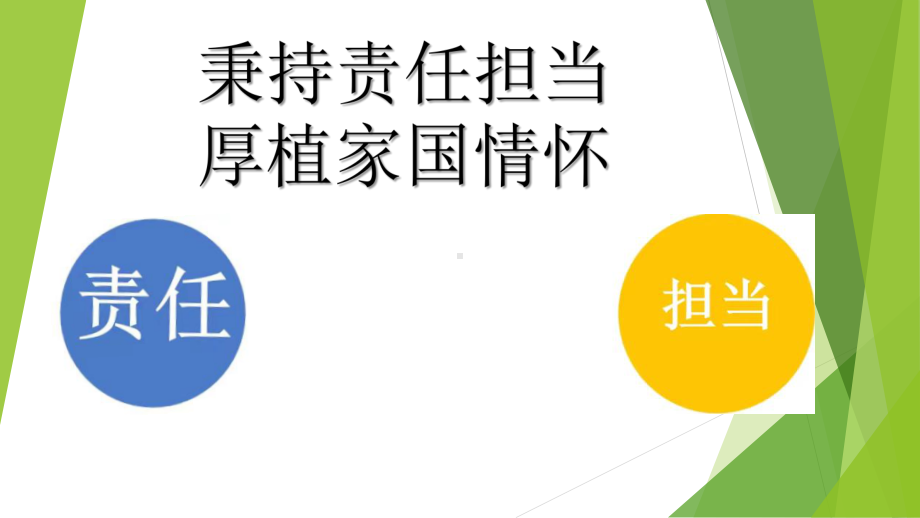 秉持责任担当 厚植家国情怀　主题班会ppt课件　第二中学2022秋八年级下学期　.pptx_第1页