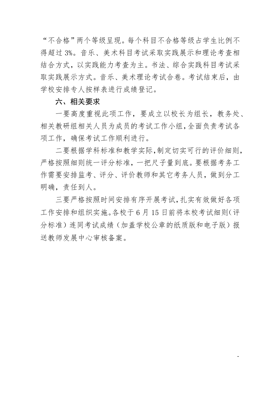 初中毕业生音乐美术书法综合实践科目考试方案.docx_第3页